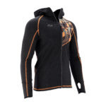 Campera térmica con capucha y bolsillos, con ojal en puños, marca Select