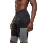 Art 153 - Calza Ciclista Hombre Con Recortes Gris