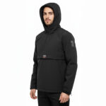 Art. 450 - Anorak Térmico Softshell con Capucha y Medio Cierre